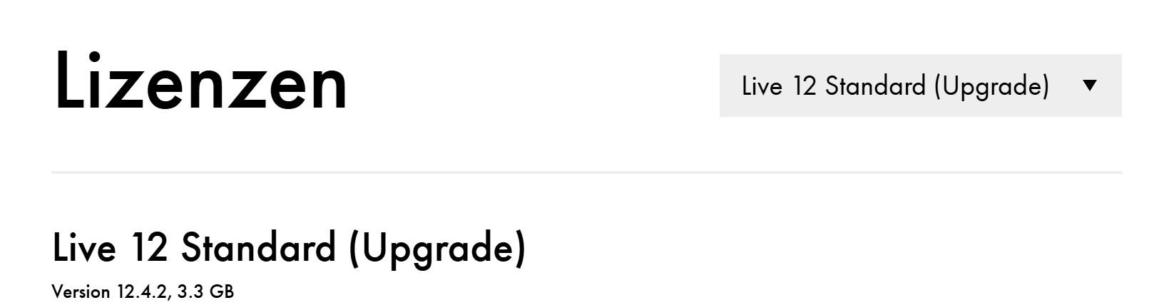 Ableton Live 12 Standard (Upgrade)